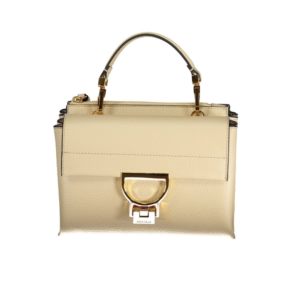 Beige Leather Women's Bag