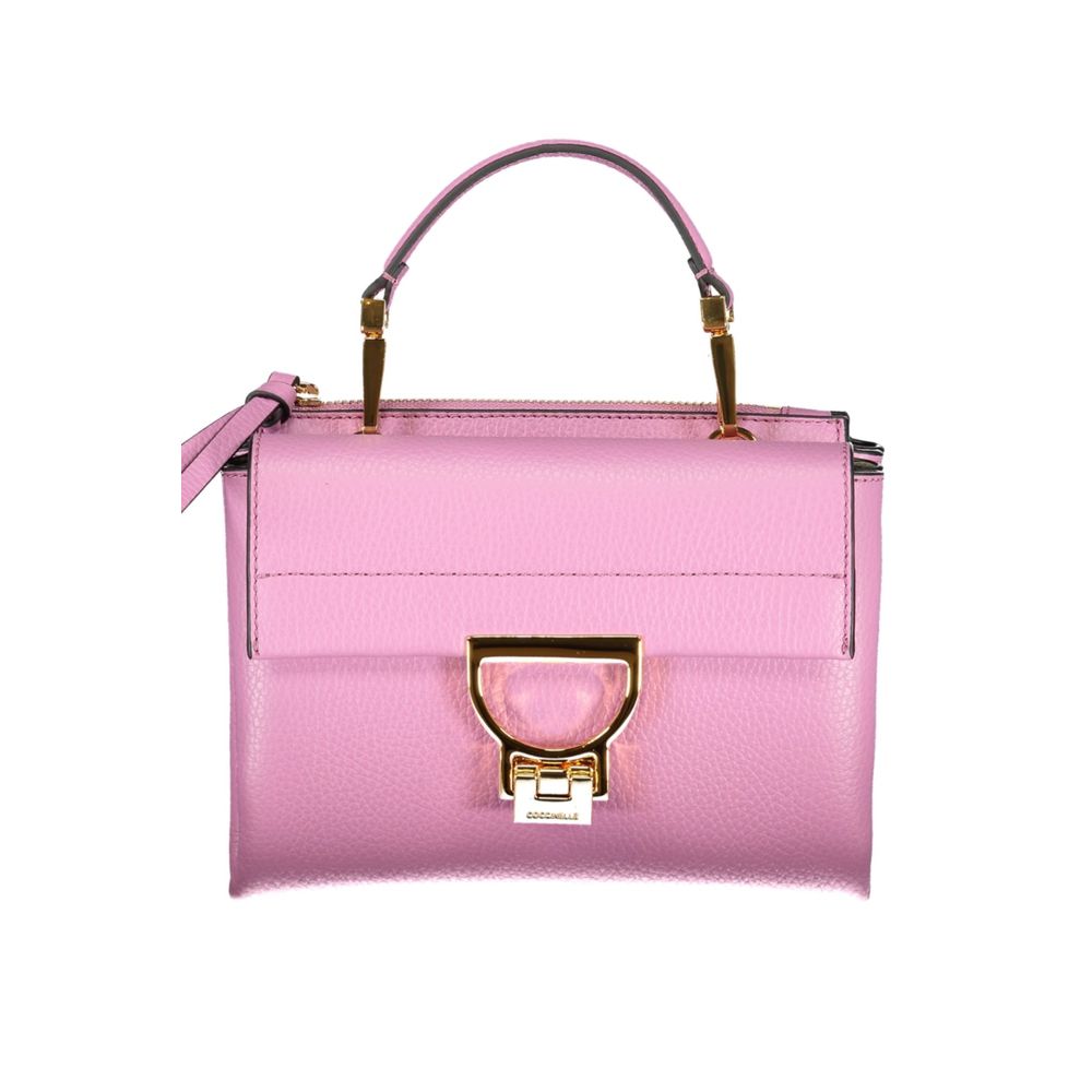 Violet Leather Women's Bag