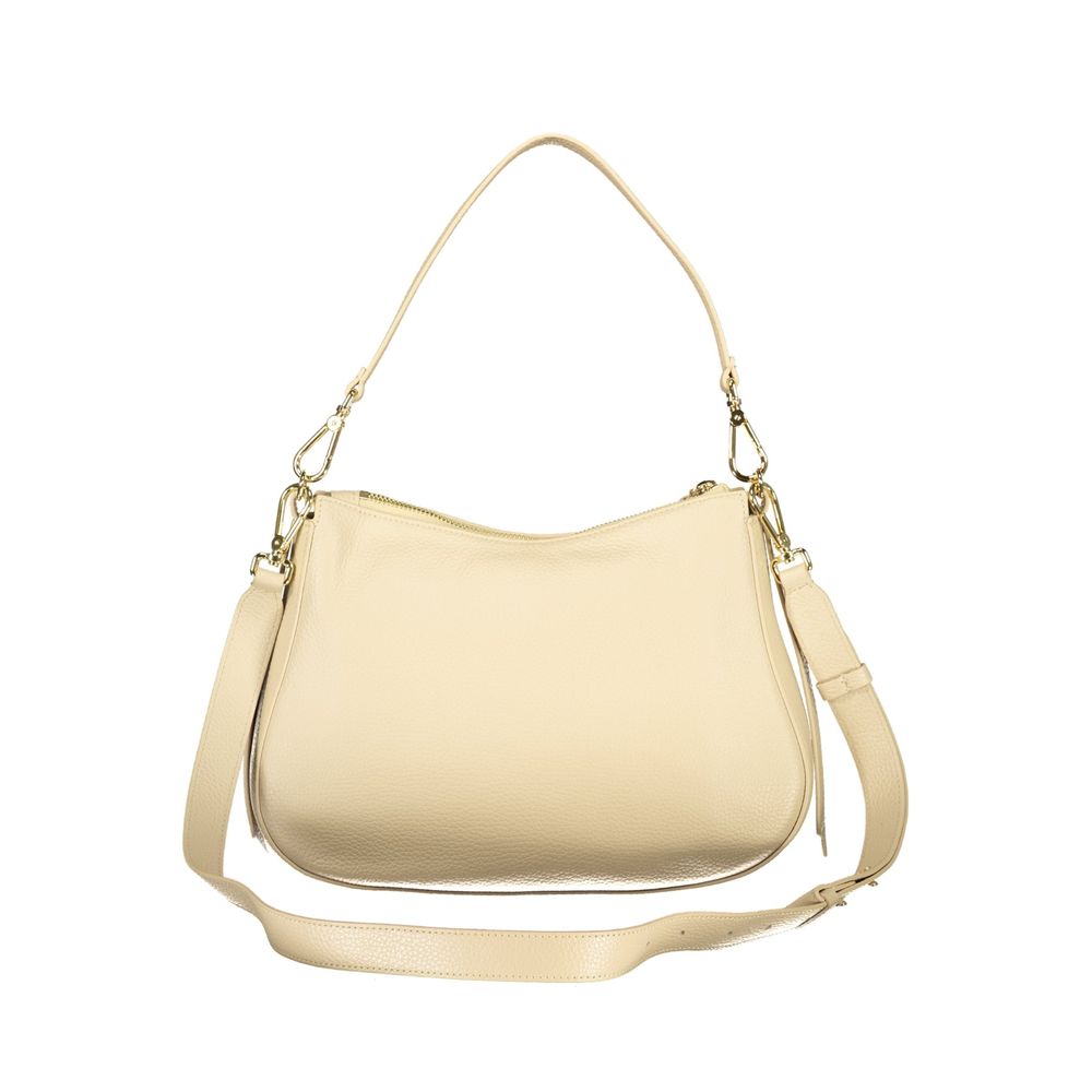 Beige Leather Women's Bag