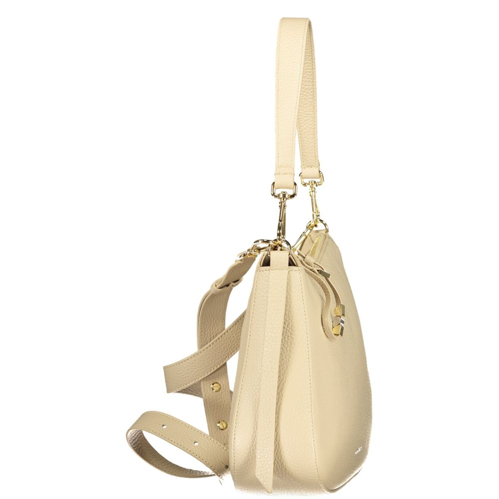 Beige Leather Women's Bag