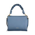 Blue Leather Women Bag