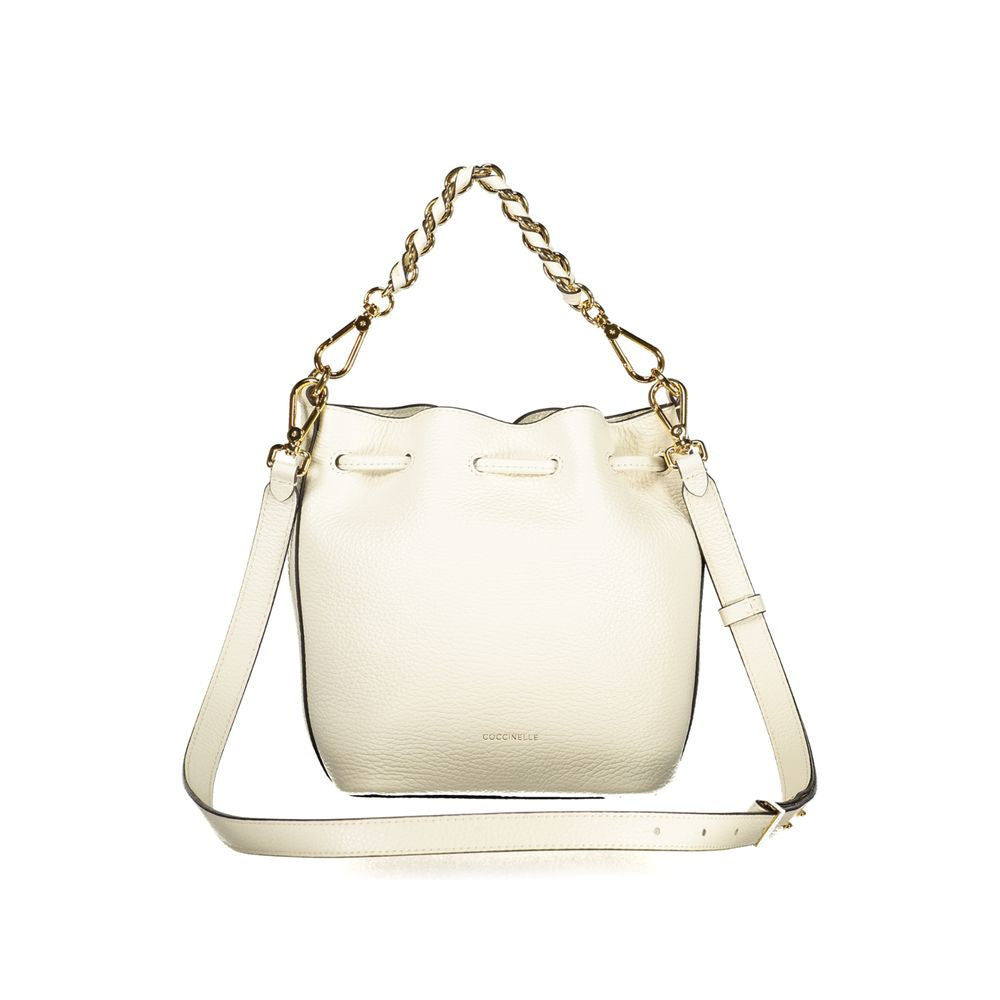 White Leather Handbag