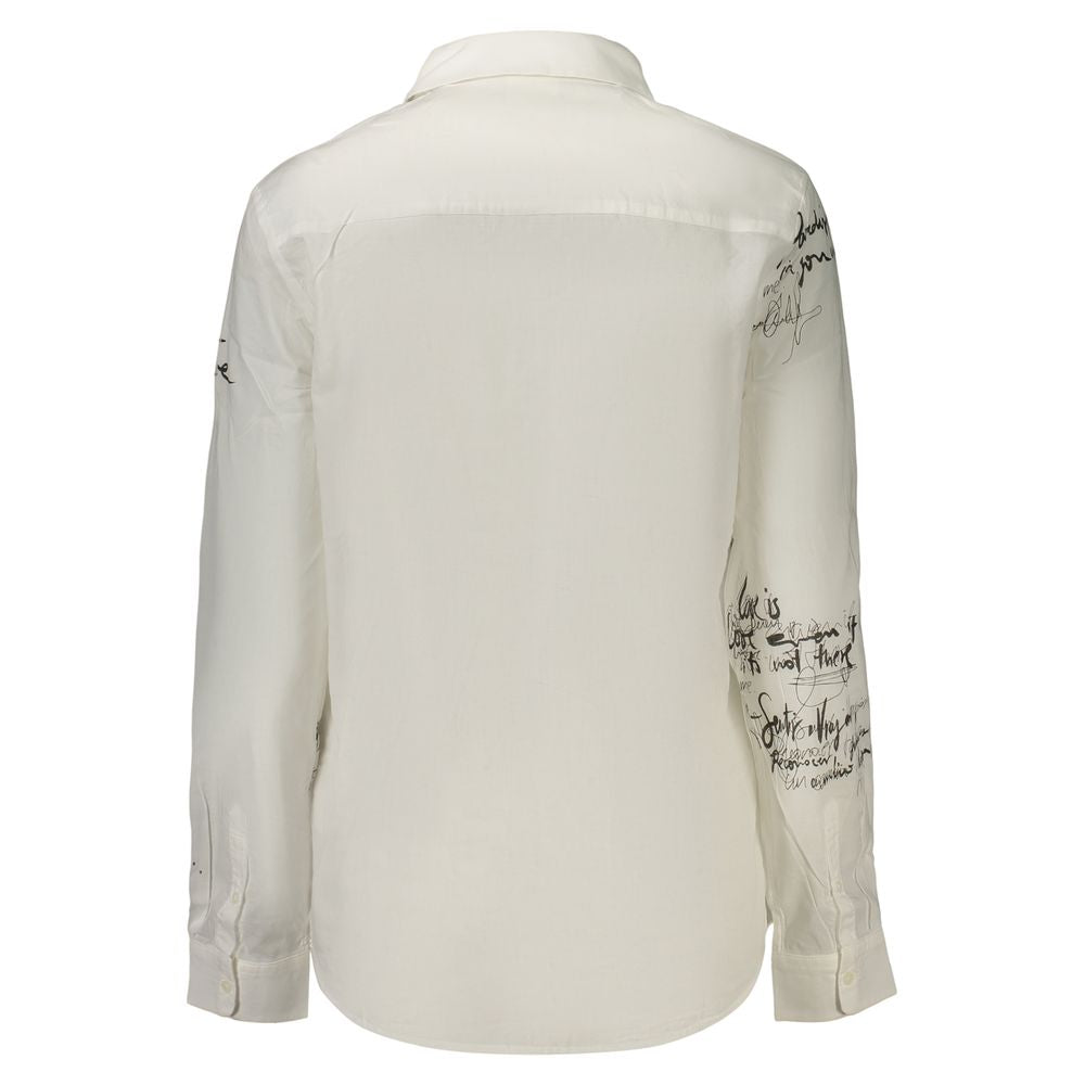 White Cotton Women's Shirt