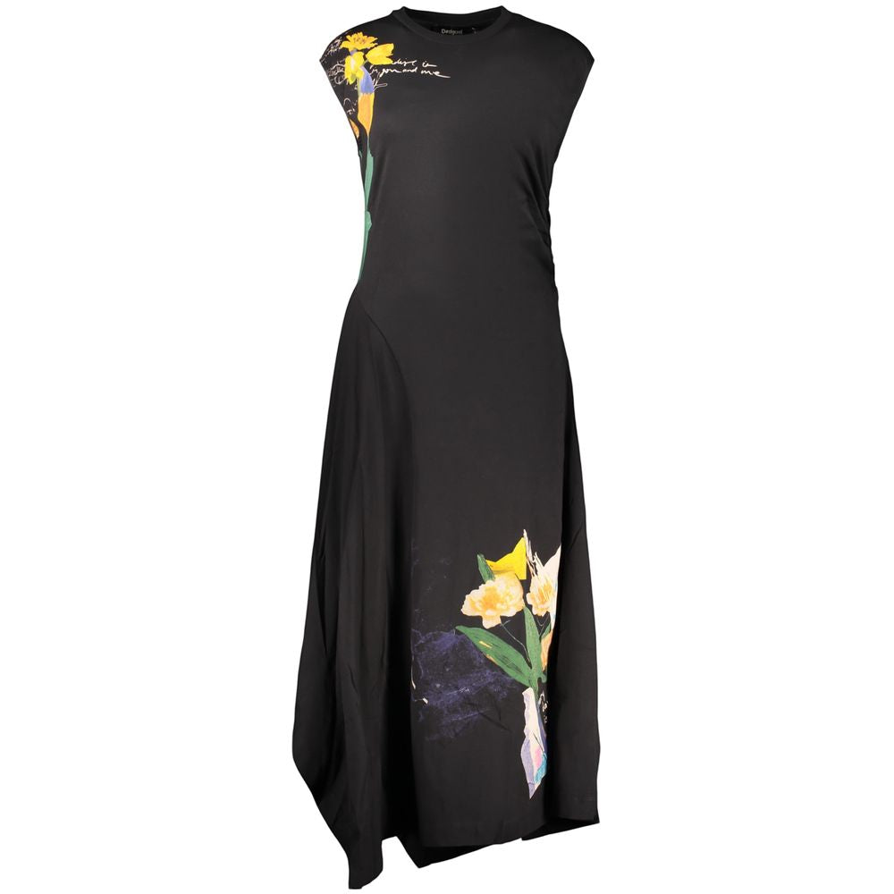 Black Cotton Women's Dress