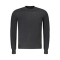 Black Fabric Men's Sweater