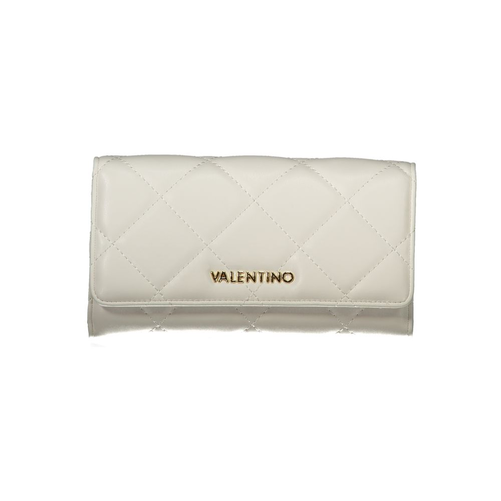 White Polyurethane Women's Wallet