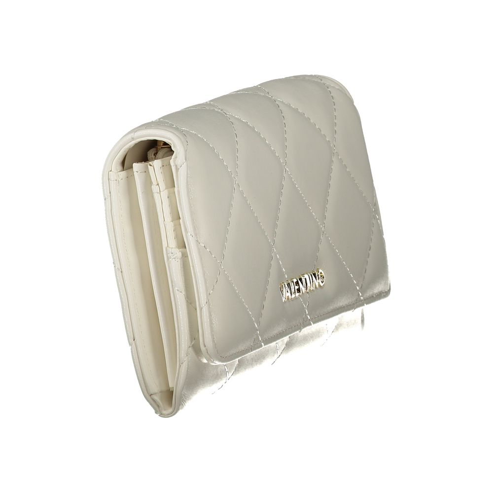 White Polyurethane Women's Wallet
