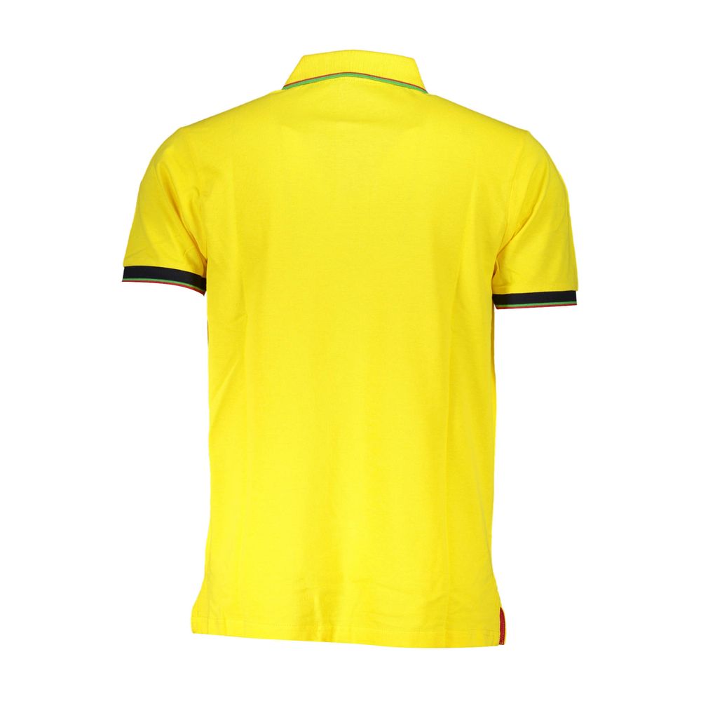 Yellow Cotton Men's Polo Shirt