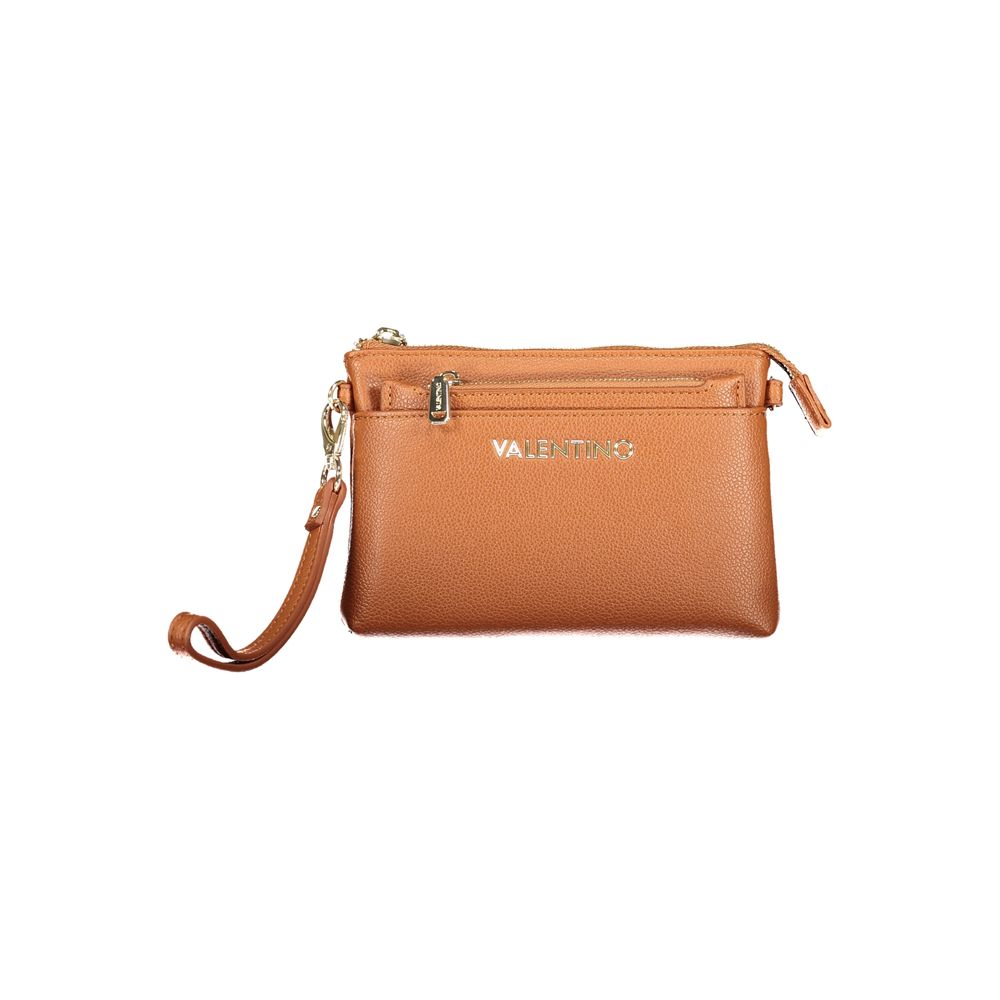 Brown Polyurethane Women's Wallet