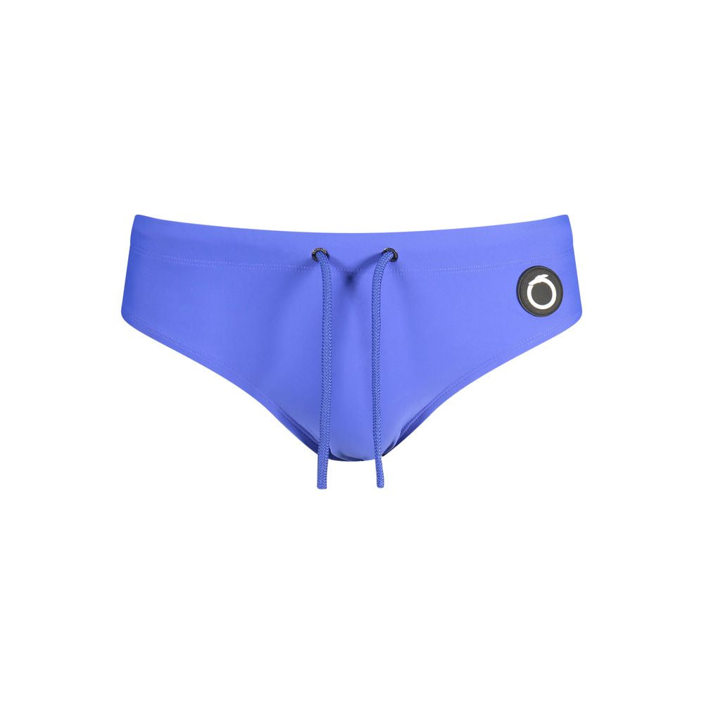 Blue Polyamide Men's Brief