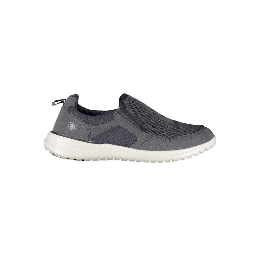 Blue Polyester Men's Sneaker