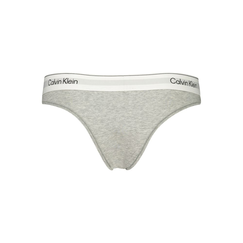 Gray Cotton Briefs