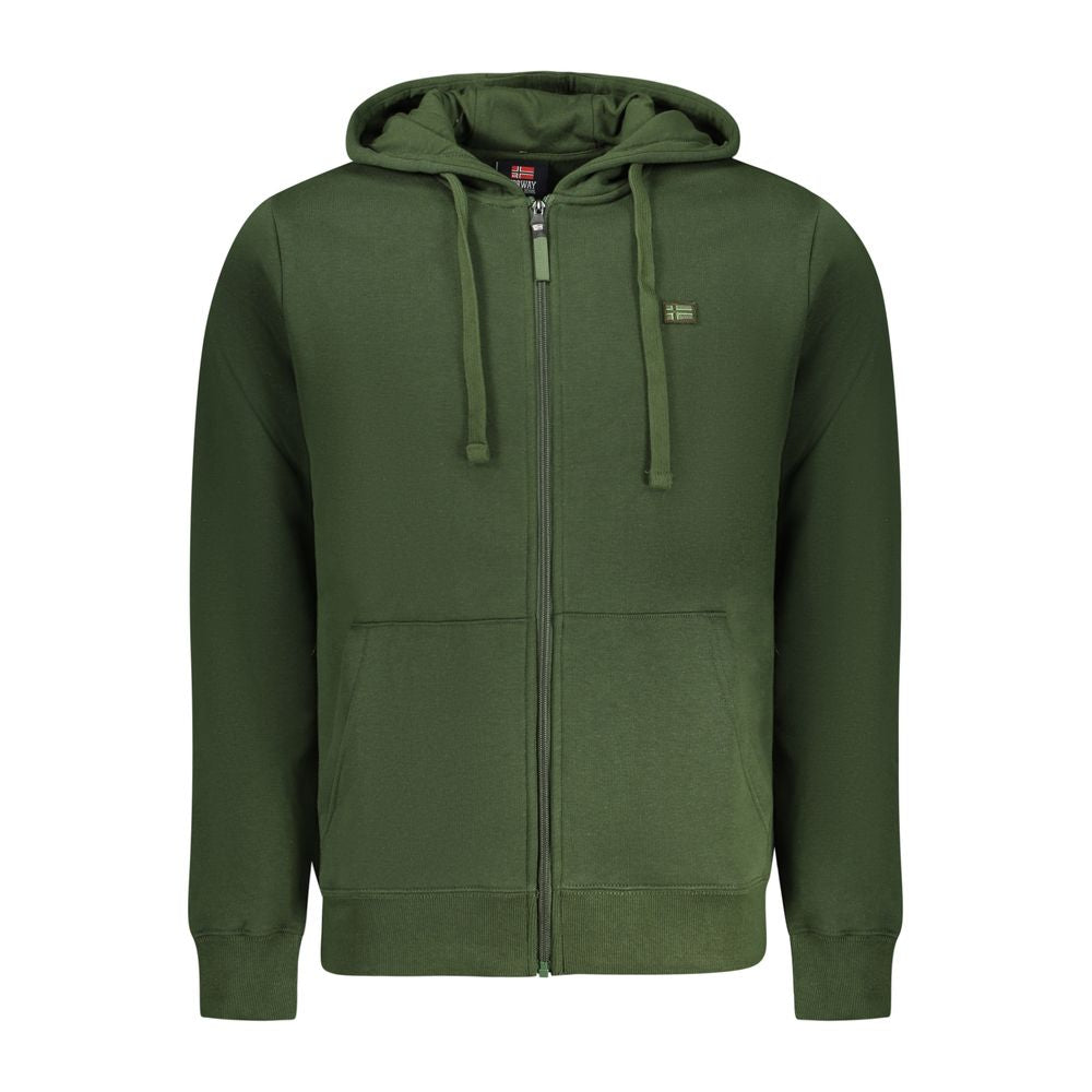 Green Cotton Sweatshirt