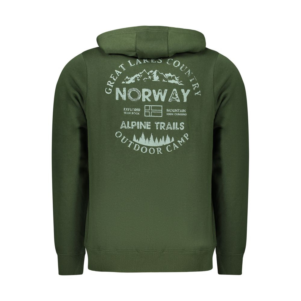 Green Cotton Sweatshirt