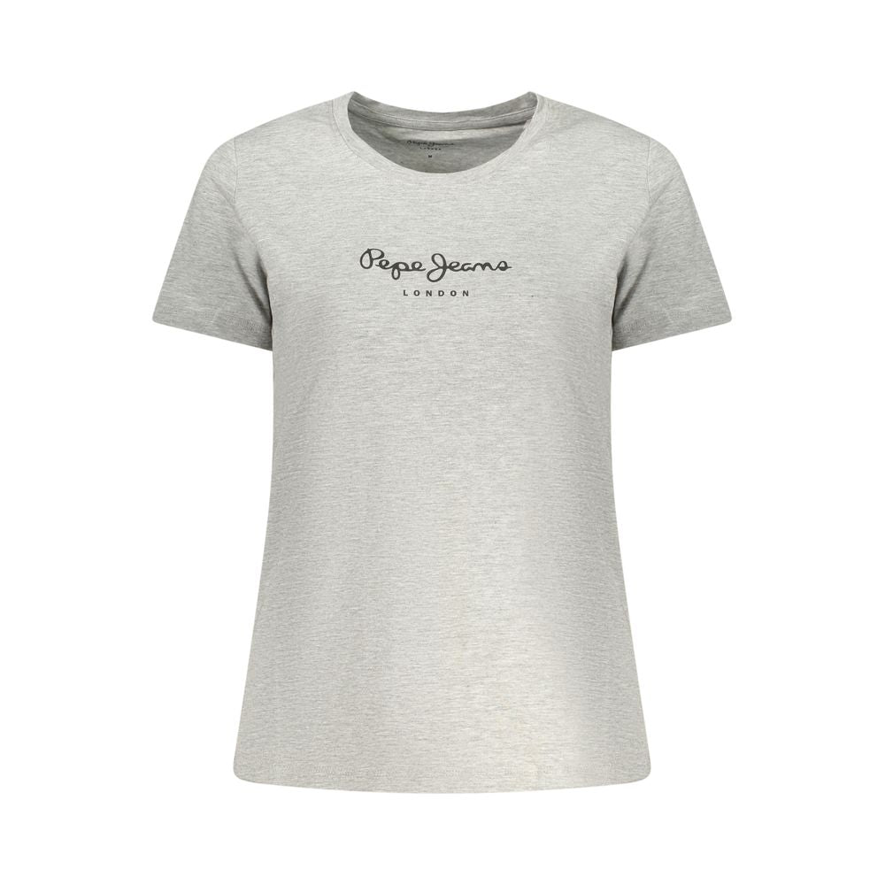 Gray Cotton T-Shirt