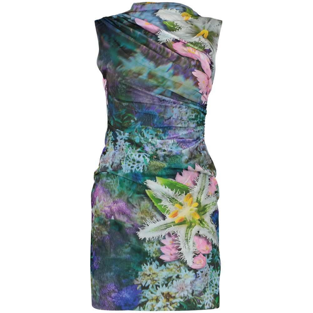 Green Cotton Casual Dress