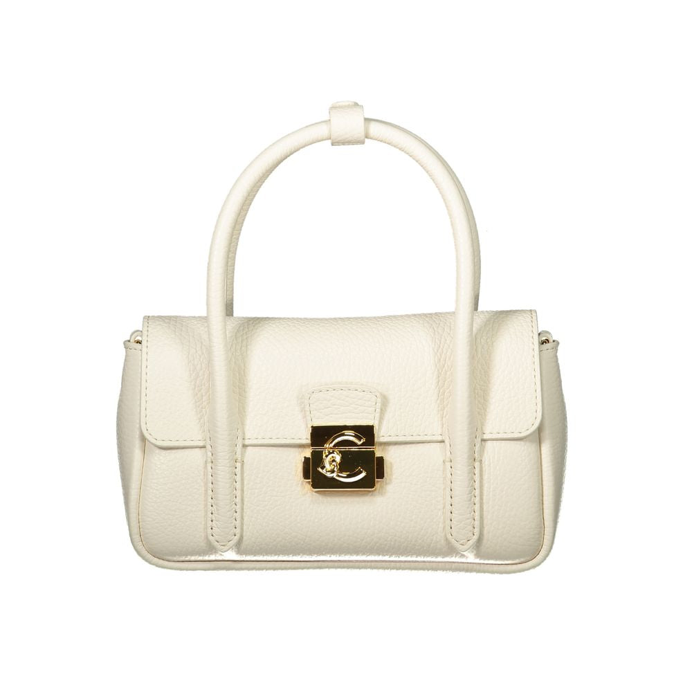 White Leather Handbag