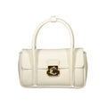White Leather Handbag