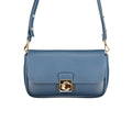 Blue Leather Handbag