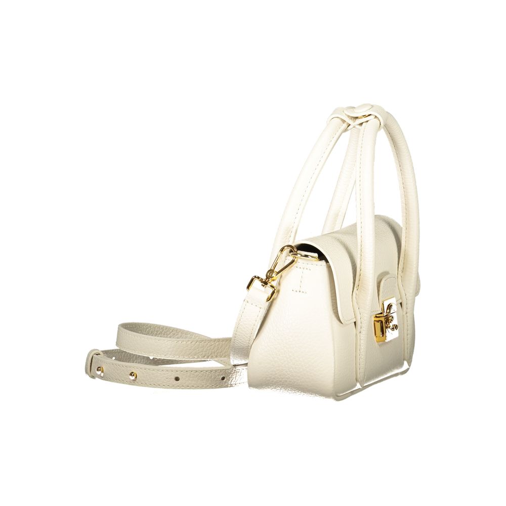 White Leather Handbag