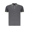 Gray Cotton Polo Shirt