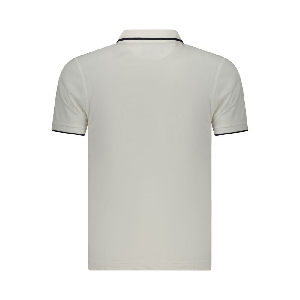 White Cotton Polo Shirt