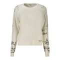 White Viscose Sweatshirt