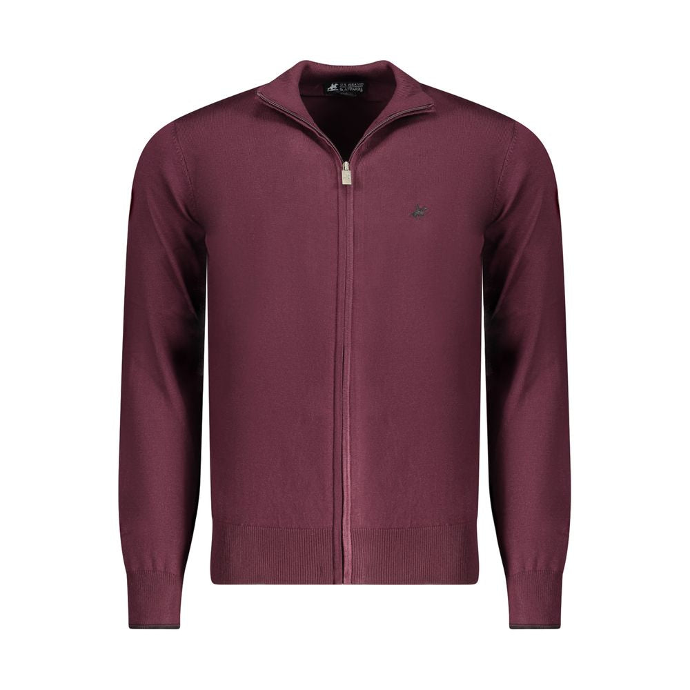 Red Nylon Cardigan