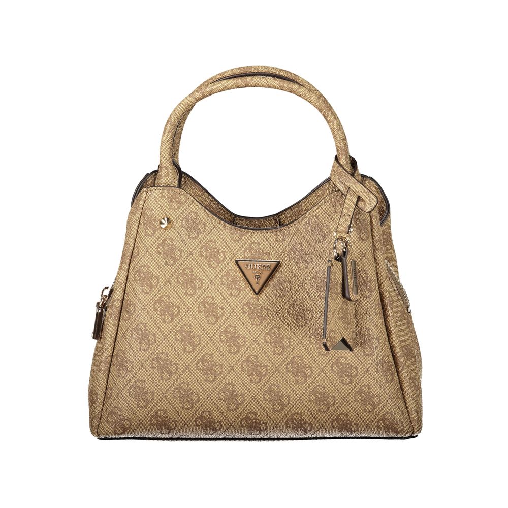 Beige Polyethylene Handbag