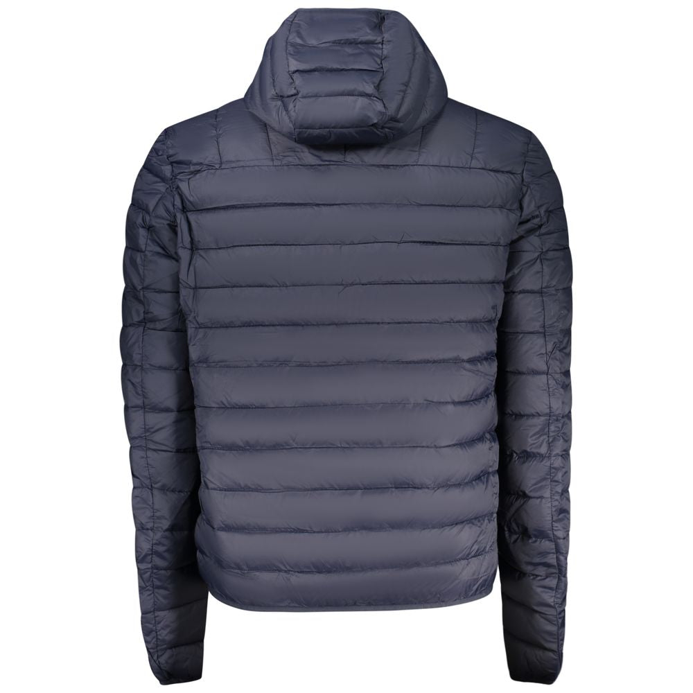 Blue Polyester Shell Jacket