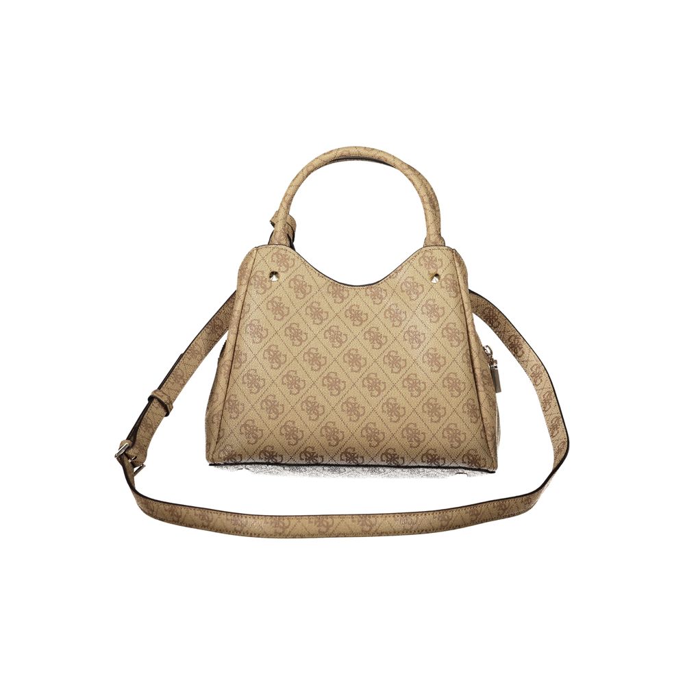 Beige Polyethylene Handbag