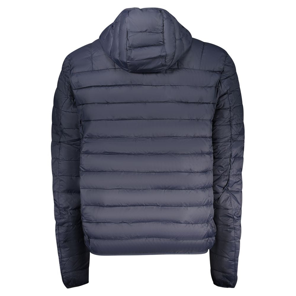 Blue Polyester Shell Jacket