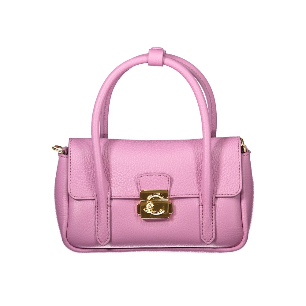 Purple Leather Handbag
