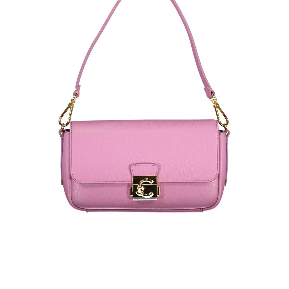 Purple Leather Handbag