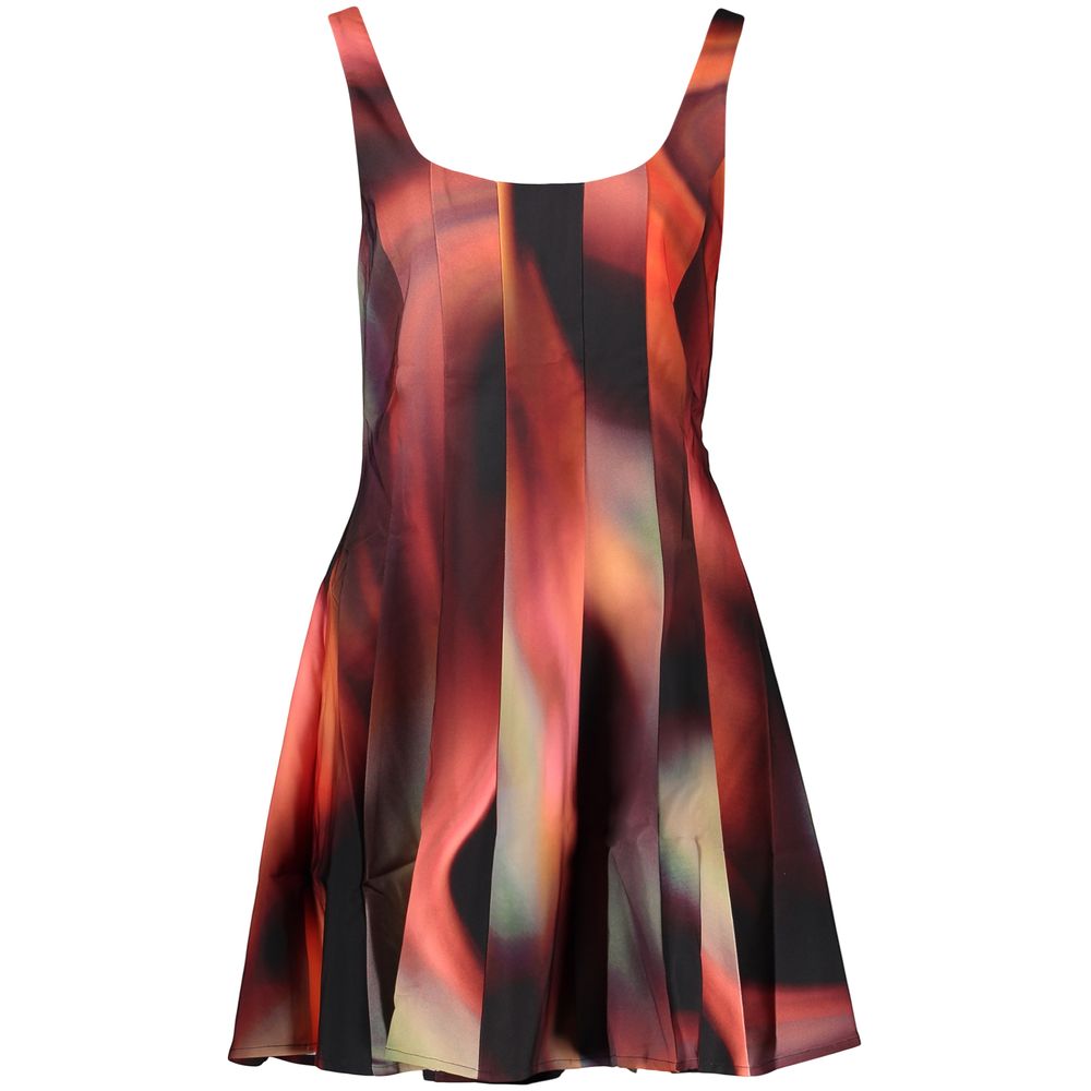 Black Polyester Casual Dress