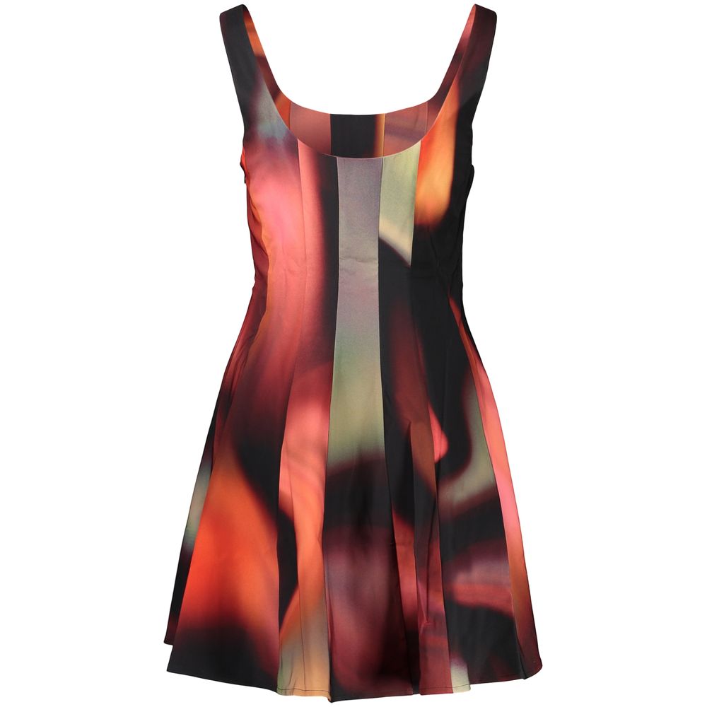 Black Polyester Casual Dress
