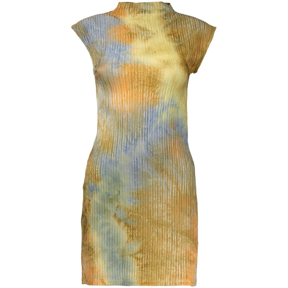 Green Polyester Casual Dress