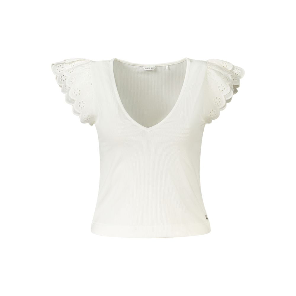 White Polyester T-Shirt