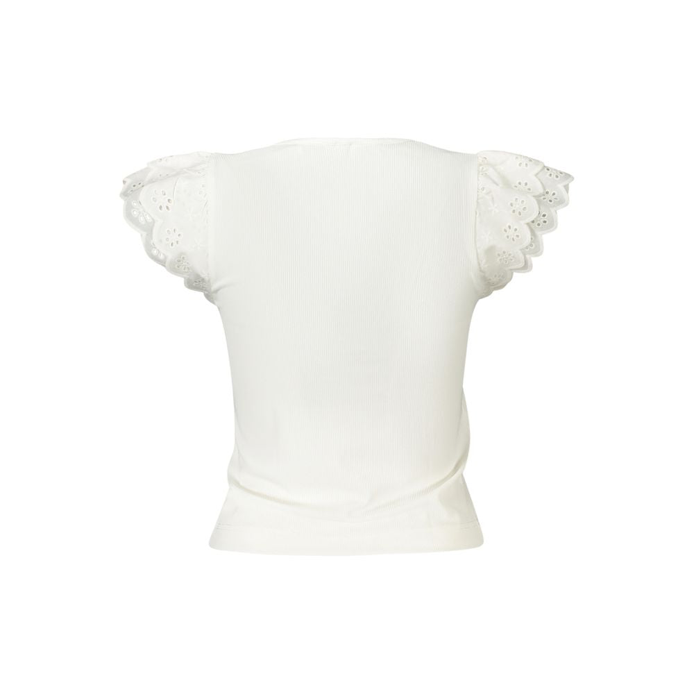 White Polyester T-Shirt