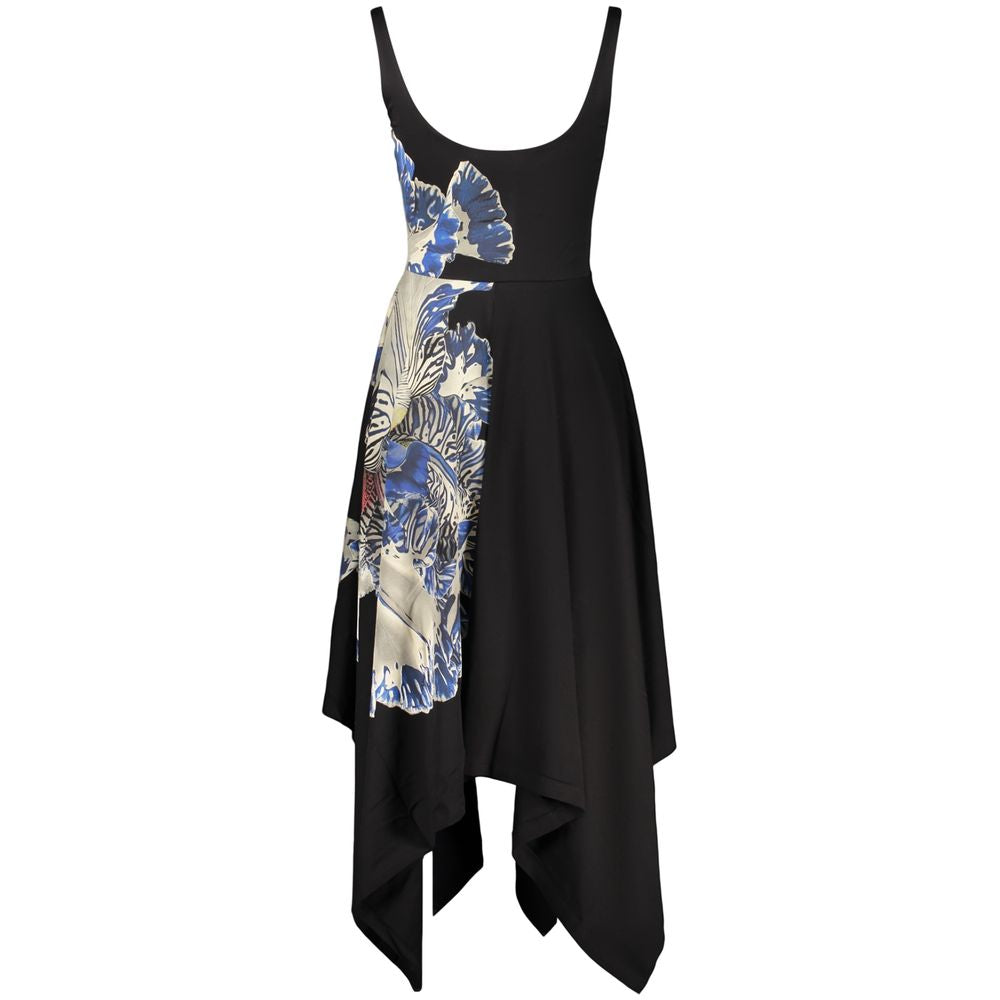Black Cotton Casual Dress