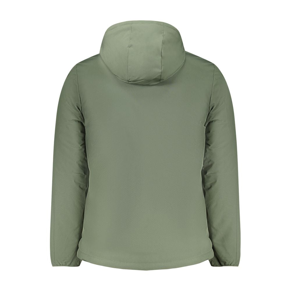 Green Polyester Shell Jacket