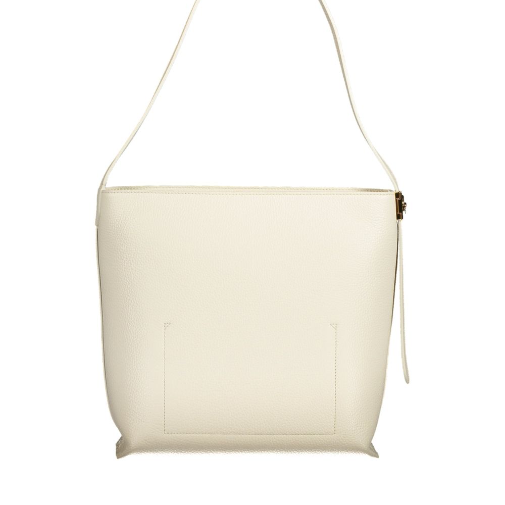 White Leather Handbag