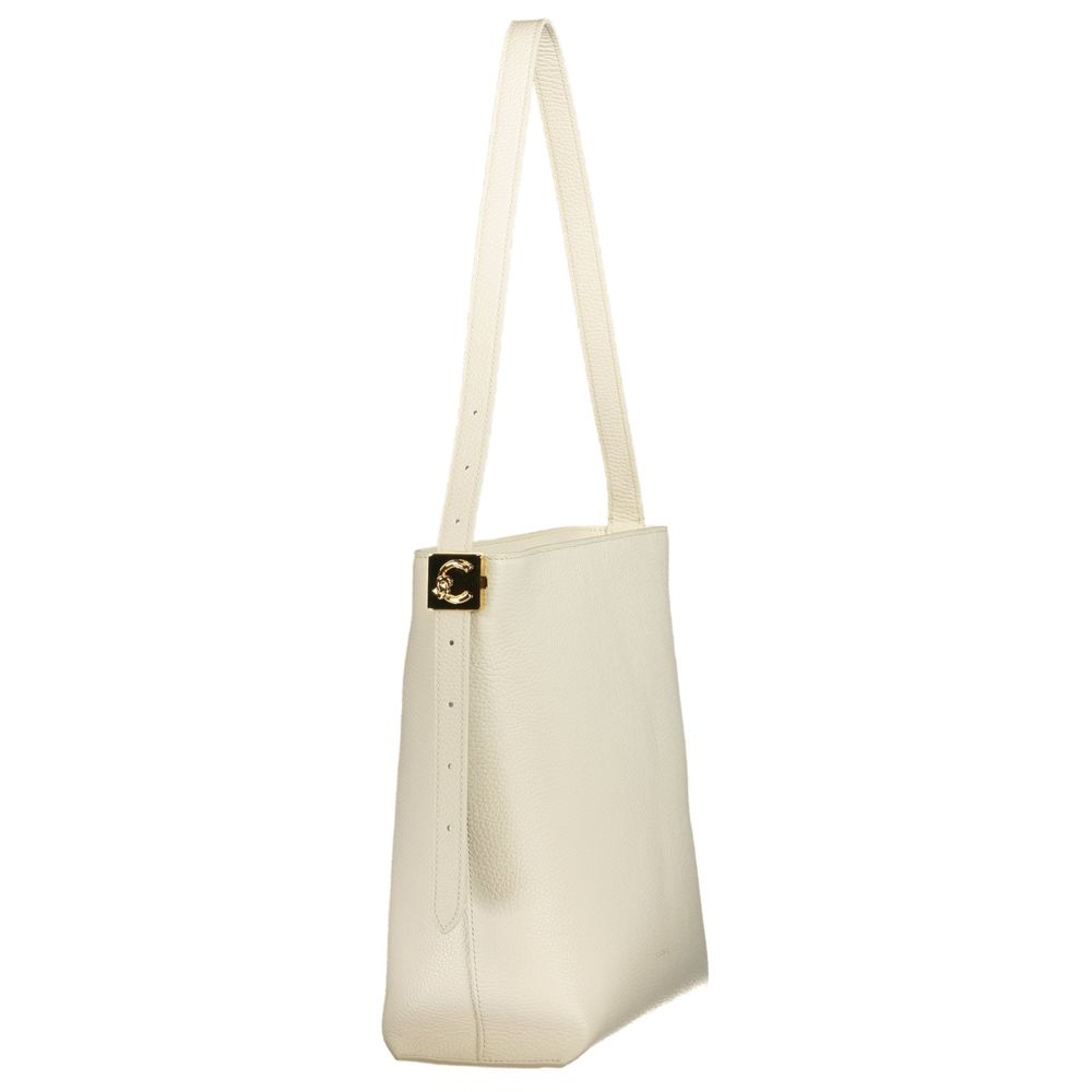 White Leather Handbag