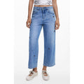 Blue Cotton Relaxed Fit Jeans