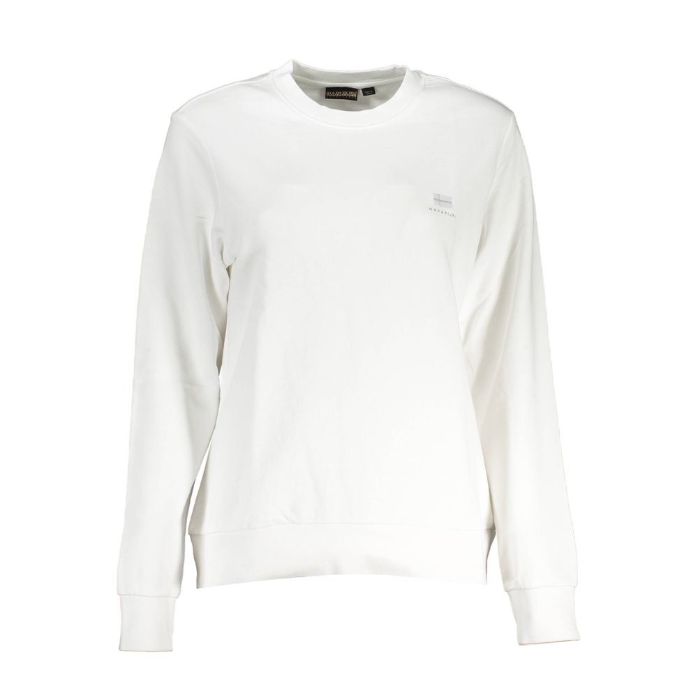 White Cotton Sweatshirt