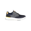 Blue Polyester Athletic Sneakers