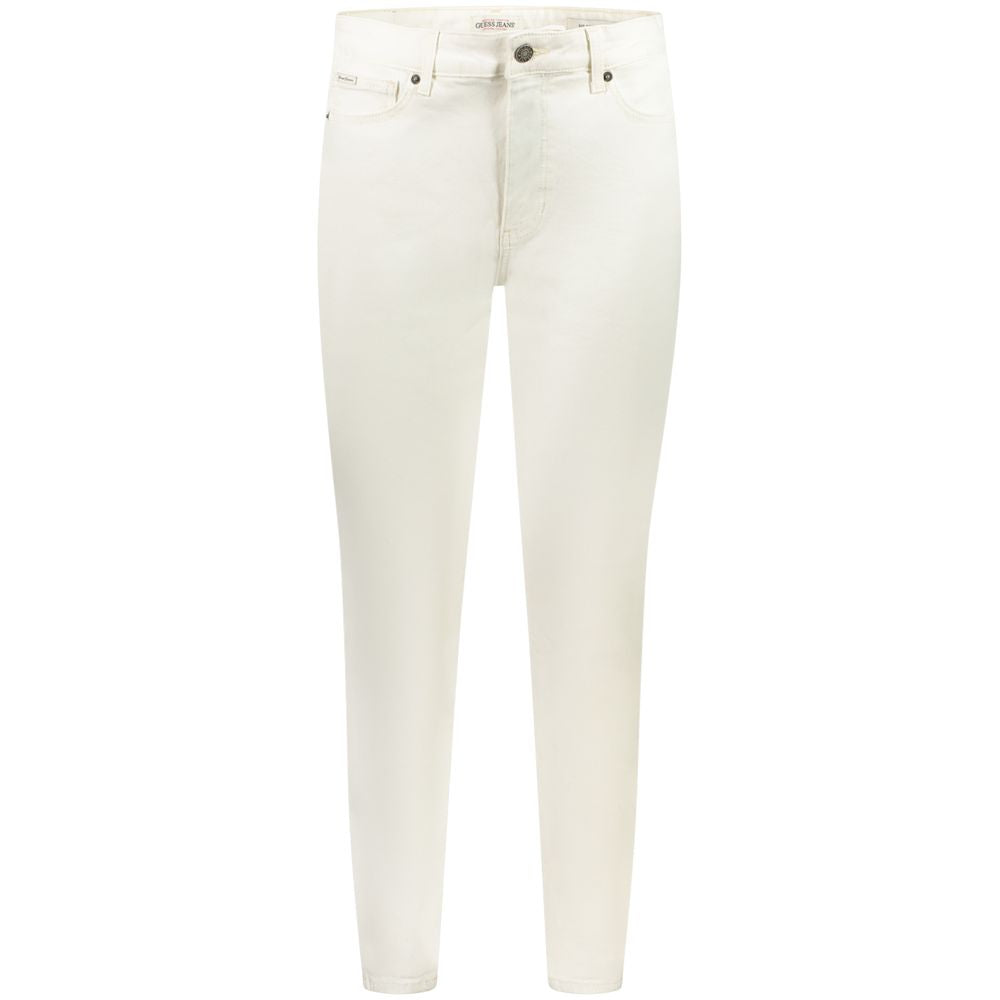 White Cotton Skinny Jeans