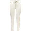 White Cotton Skinny Jeans