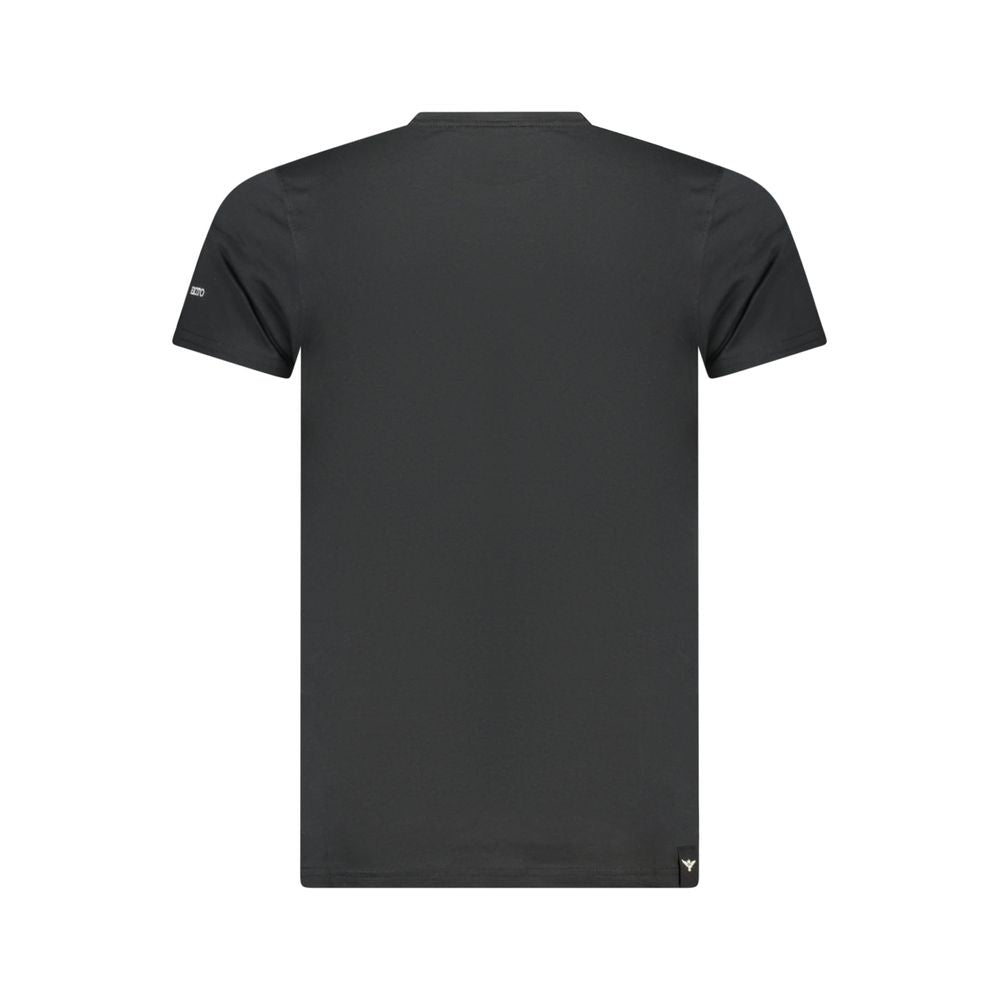Black Cotton T-Shirt
