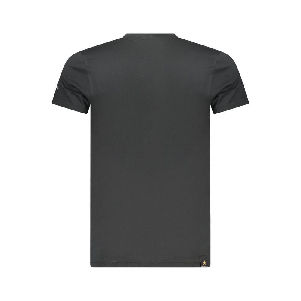 Black Cotton T-Shirt